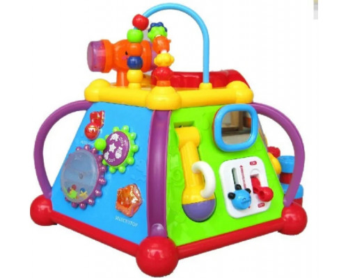 Мультибокс 15 уникальных игр развивающая игрушка для детей 806. С телефоном и микроф, стучалка