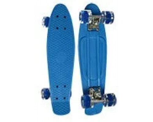 Скейт Пенни борд (Penny board) светятся колёса MS 0848-2 синий