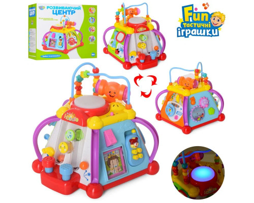 Мультибокс 15 уникальных игр развивающая игрушка для детей 806. С телефоном и микроф, стучалка