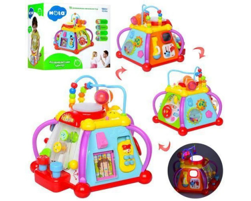 Мультибокс 15 уникальных игр развивающая игрушка для детей 806. С телефоном и микроф, стучалка