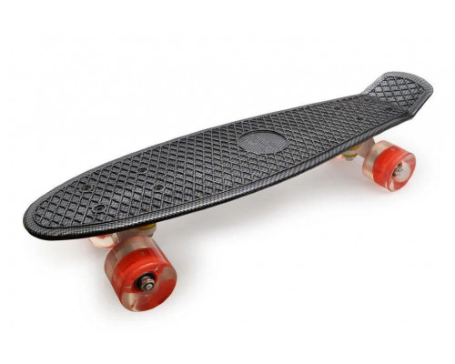Скейт Пенни борд (Penny board) светятся колёса MS 0848-2 синий