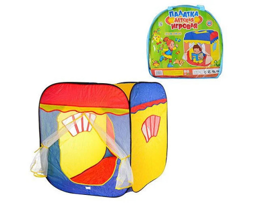 Детская игровая палатка M 1402 Карета 3003 домик, размер 87-88-108 см, в сумке