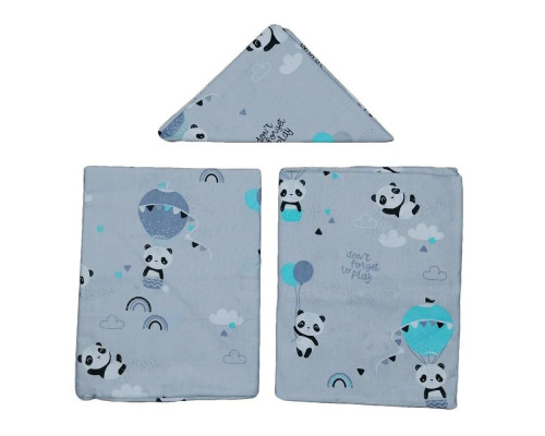 Комплект 3 в 1 постельного детского белья простынка, пододеяльник, наволочка бязь разные расцветки