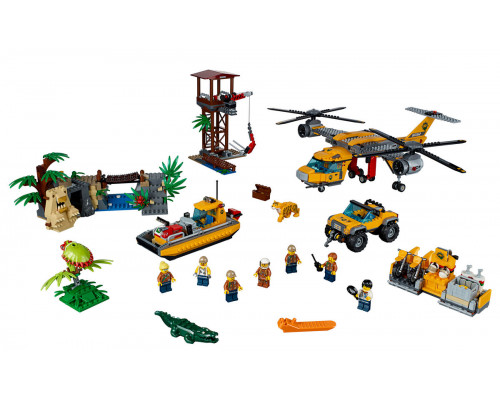 Конструктор "Вертолёт для доставки грузов в джунгли" (арт. 10713)