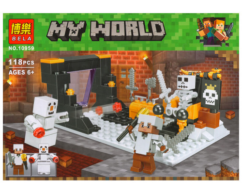 Конструктор "My world - Minecraft - Битва за черный портал" (арт. 10959)