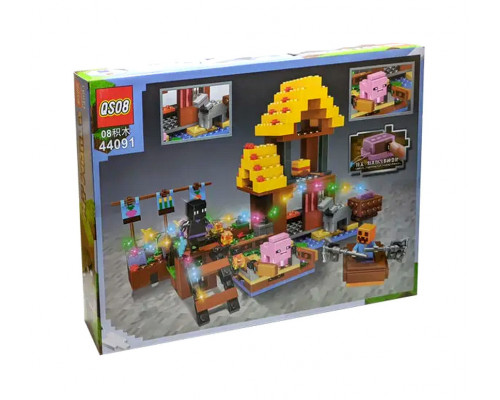 Конструктор My world - Minecraft - Вечеринка Мобов, LED-подсветка (арт. 44091)