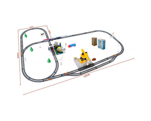 Детская железная дорога с погрузчиком и нефтеналивной станцией Power Train (BSQ 2087)