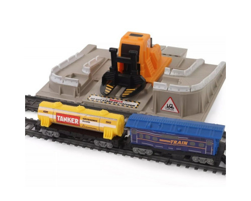 Детская железная дорога с автопогрузчиком Power Train (BSQ 2084)