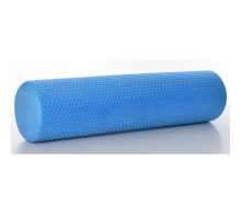 Массажный ролик для йоги «MS 3231-2-BL» Синий (Размер 60-15см, для массажа спины, шеи, ног)