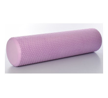Массажный ролик для йоги «MS 3231-2-V» Фиолетовый (Размер 60-15см, для массажа спины, шеи, ног)