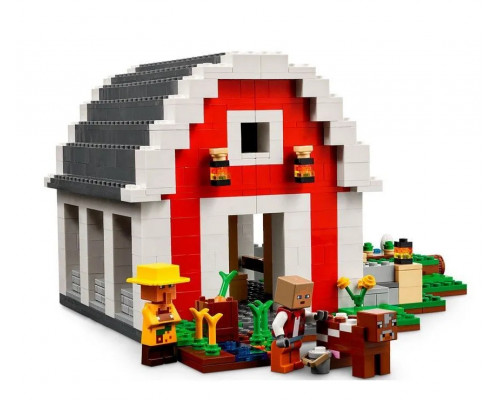 Конструктор Майнкрафт  (арт. 11802 ) Красный амбар 799 деталей