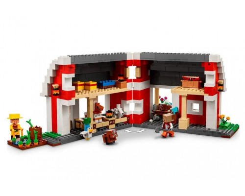 Конструктор Майнкрафт  (арт. 11802 ) Красный амбар 799 деталей